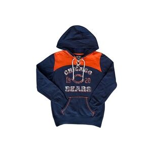 NFL Team Apparel Women's 1st & Fashion Chicago Bears Hoodie Sweatshirt_Size M